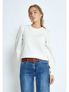 Peppercorn Bluza w kolorze białym rozmiar: L. Białe bluzy Peppercorn, l, bez wzorów, z bawełny, bez kaptura. Za 119,95 zł.