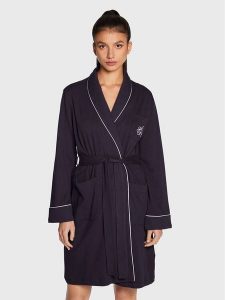 Lauren Ralph Lauren Szlafrok I814193 Granatowy. Niebieskie szlafroki Lauren Ralph Lauren, m, bez wzorów, z bawełny, bez kaptura. Za 389,99 zł.
