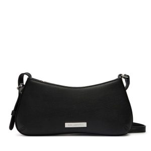 Torebka KARL LAGERFELD. Czarne torebki klasyczne KARL LAGERFELD, bez wzorów, bez dodatków. Za 649,99 zł.