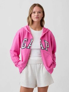 GAP Bluza w kolorze różowym rozmiar: XXL. Różowe bluzy GAP, xxl, bez wzorów, bez kaptura. Za 97,51 zł.