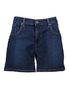 Pepe Jeans Szorty dżinsowe w kolorze granatowym rozmiar: W26. Niebieskie szorty Pepe Jeans, z aplikacjami, z jeansu, klasyczne, z podwyższonym stanem. Za 114,17 zł.