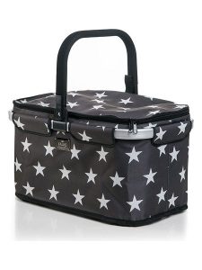 Genius Kosz "Falko" w kolorze antracytowym na zakupy - 48 x 27 x 28 cm rozmiar: onesize. Czarne shopper bag Genius, bez wzorów, z materiału, bez dodatków. Za 97,45 zł.