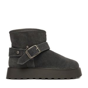 Śniegowce G-Star Raw. Szare buty zimowe G-Star Raw, bez obcasa, bez zapięcia. Za 329,99 zł.