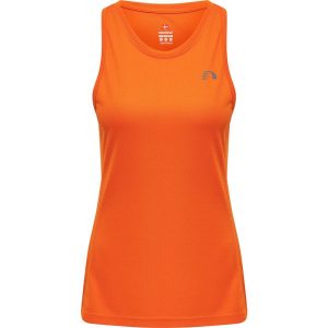 Damski tank top Newline core running singlet. Brązowe koszulki sportowe Newline, bez wzorów, bez ramiączek. Za 114,50 zł.