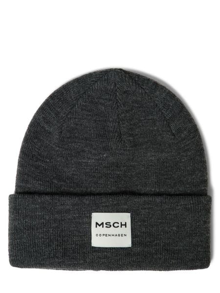Msch Copenhagen czapka wełniana MSCHMojo Kobiety Wełna szary, ONE SIZE. Szare czapki MSCH Copenhagen, bez wzorów, z dzianiny, eleganckie. Za 89,95 zł.