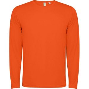 Koszulka Z Długim Rękawem Unisex Dla Dorosłych Estoril. Brązowe bluzki ROLY, bez wzorów, sportowe, bez kołnierzyka, bez ramiączek. Za 35,99 zł.