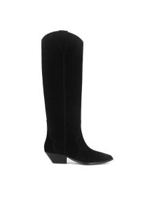 Badura Kowbojki V365-206 Czarny. Czarne buty zimowe Badura, ze skóry, bez obcasa, na słupku, bez zapięcia. Za 549,99 zł.