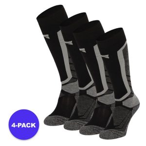 Skarpety snowboardowe unisex 4 szt. Zielone skarpetki XTREME, bez wzorów, z materiału. Za 245,29 zł.