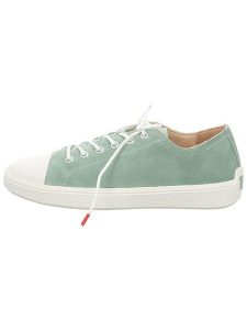 Think! Skórzane sneakersy w kolorze zielonym rozmiar: 37. Zielone trampki Think, bez wzorów, bez zapięcia. Za 245,96 zł.