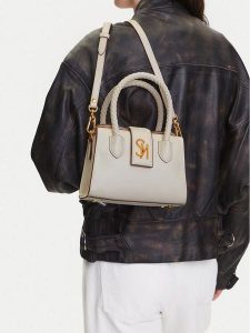 Steve Madden Torebka Bohan SM13001728 Kremowy. Białe torebki klasyczne Steve Madden, bez wzorów, ze skóry, bez dodatków. Za 323,99 zł.