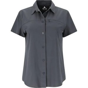 Koszula damska Whistler Jeromy. Niebieskie koszule WHISTLER, bez wzorów, bez kołnierzyka, bez ramiączek. Za 240,50 zł.