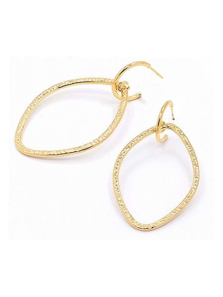 MOODE Kolczyki-wkrętki "Elza" rozmiar: onesize. Żółte kolczyki MOODE, ze stali. Za 39,99 zł.