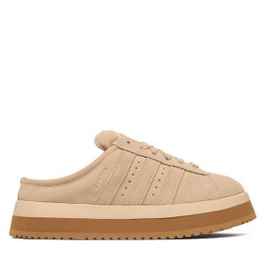 Śniegowce adidas. Brązowe buty zimowe ADIDAS, bez obcasa, bez zapięcia. Za 569,99 zł.