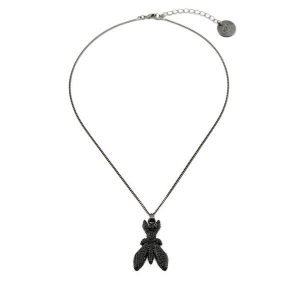 Naszyjnik Patrizia Pepe. Czarne naszyjniki Patrizia Pepe. Za 599,99 zł.