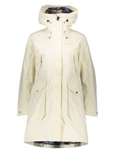 Didriksons Parka "Thelma" w kolorze kremowym rozmiar: 46. Brązowe płaszcze Didriksons, bez wzorów, bez kaptura. Za 403,15 zł.