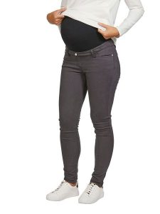 Vertbaudet Dżinsy ciążowe - Slim fit - w kolorze szarym rozmiar: 34. Szare jeansy Vertbaudet, bez wzorów. Za 92,21 zł.
