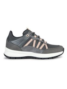 Geox Sneakersy "Braies" w kolorze szarym rozmiar: 38. Szare trampki Geox, bez wzorów, z materiału, bez zapięcia. Za 252,34 zł.