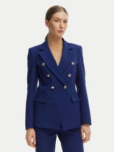 Maryley Marynarka 26EB139/43FR Granatowy Regular Fit. Niebieskie marynarki i żakiety Maryley, s, bez wzorów, z syntetyku. Za 579,99 zł.