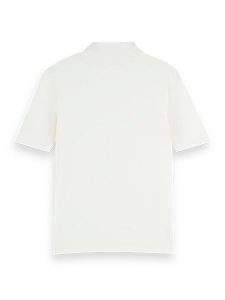 Scotch & Soda Koszulka w kolorze kremowym rozmiar: L. Brązowe bluzki Scotch & Soda, l, bez wzorów, z lyocellu, bez kołnierzyka, bez ramiączek. Za 92,21 zł.