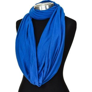 Buff Szal-koło w kolorze niebieskim - 77 x 62 cm rozmiar: onesize. Niebieskie szaliki Buff, bez wzorów, z materiału. Za 78,45 zł.