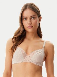 Chantelle Biustonosz z fiszbiną C18IM1 Beżowy. Brązowe biustonosze Chantelle, bez wzorów, z syntetyku. Za 297,00 zł.