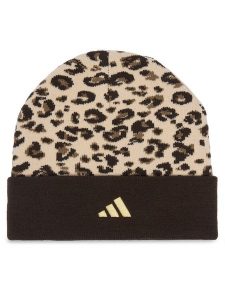 Adidas Czapka Leo Graphic Beanie KR1731 Beżowy. Brązowe czapki ADIDAS, bez wzorów, z poliakrylu. Za 89,99 zł.