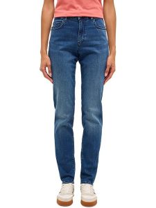 Mustang Dżinsy "Crosby" - Slim fit - w kolorze niebieskim rozmiar: W33/L30. Niebieskie jeansy Mustang, z aplikacjami. Za 209,45 zł.