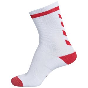 Skarpety sportowe dla dorosłych Hummel Elite Indoor Sock Low. Czerwone skarpetki Hummel, bez wzorów. Za 40,00 zł.