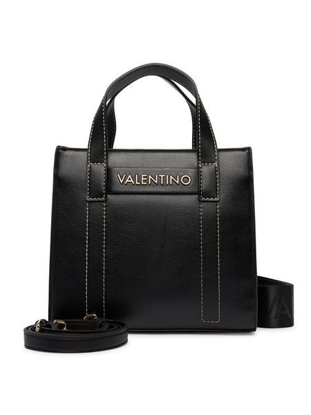 Valentino Torebka Aury Re VBS9OB05 Czarny. Czarne torebki klasyczne Valentino, bez wzorów, ze skóry, bez dodatków. Za 366,99 zł.