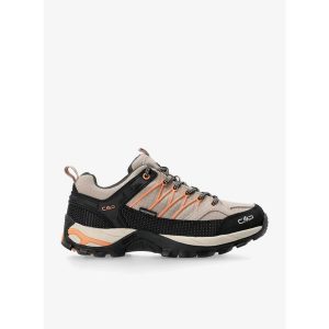 Buty turystyczne damskie CMP Rigel Low WP. Brązowe buty trekkingowe CMP, bez zapięcia. W wyprzedaży za 359,99 zł.