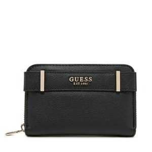 Portfel Guess. Czarne portfele Guess, z aplikacjami. Za 169,99 zł.