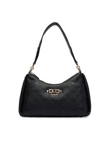 Guess Torebka Anise HWPD99 16180 Czarny. Czarne torebki klasyczne Guess, z aplikacjami, ze skóry, bez dodatków. Za 569,99 zł.