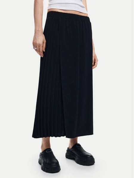 Desigual Spódnica plisowana Xining 24WWFW25 Czarny Regular Fit. Czarne spódnice Desigual, s, bez wzorów, z syntetyku. Za 209,99 zł.