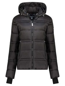 Geographical Norway Kurtka pikowana "Bliss" w kolorze czarnym rozmiar: XXL. Czarne kurtki Geographical Norway, xxl, bez wzorów, bez kaptura. Za 262,29 zł.