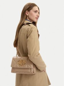 LOVE MOSCHINO Torebka JC4259PP0OLC0209 Beżowy. Brązowe torebki klasyczne LOVE MOSCHINO, bez wzorów, ze skóry, bez dodatków. Za 665,99 zł.