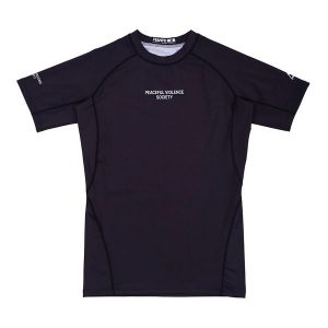 Rashguard MANTO Society. Czarne koszulki sportowe MANTO, bez wzorów, bez ramiączek. Za 169,99 zł.
