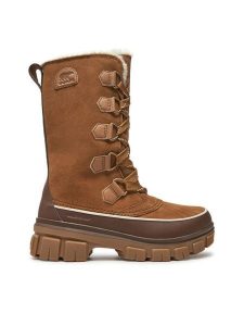 Sorel Śniegowce Torino V Tall Wp Outdry 2106691242 Brązowy. Brązowe buty zimowe Sorel, ze skóry, bez obcasa, bez zapięcia. Za 619,99 zł.