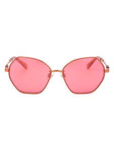 Swarovski Damskie okulary przeciwsłoneczne w kolorze różowym rozmiar: 56. Różowe okulary przeciwsłoneczne Swarovski. Za 229,95 zł.
