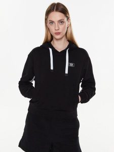 Vans Bluza Boom Boom Check It VN00045D Czarny Relaxed Fit. Czarne bluzy Vans, l, bez wzorów, z bawełny, bez kaptura. Za 219,99 zł.