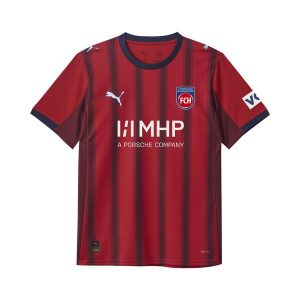 Młodzieżowa koszulka domowa FC Heidenheim 25/26 PUMA Red Team Regal. Czerwona bluzki Puma, l, bez wzorów, młodzieżowe, bez kołnierzyka, bez ramiączek. Za 289,00 zł.