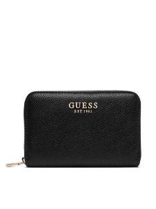 Guess Portfel Amorette Slg SWBG78 98140 Czarny. Czarne portfele Guess, z aplikacjami, ze skóry. Za 264,99 zł.
