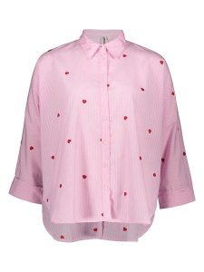 ONLY Koszula w kolorze jasnoróżowym rozmiar: XS. Różowe koszule ONLY, xs, bez wzorów, bez kołnierzyka, bez ramiączek. Za 104,99 zł.