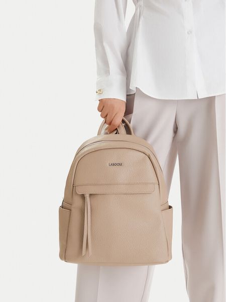 Lasocki Plecak CEO-LSK-L-007-07 Beżowy. Brązowe plecaki Lasocki. Za 199,99 zł.