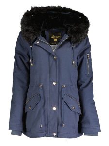 Geographical Norway Parka "Boldina" w kolorze niebieskim rozmiar: L. Niebieskie płaszcze Geographical Norway, l, bez wzorów, bez kaptura. Za 237,17 zł.