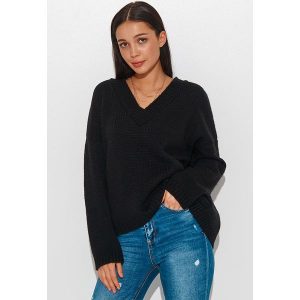 Numinou Sweter w kolorze czarnym rozmiar: onesize. Czarne swetry oversize Numinou, bez wzorów, z wełny, bez ramiączek. Za 91,12 zł.