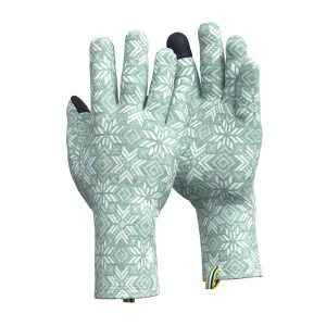 Rękawiczki trekkingowe Smartwool Thermal Merino. Zielone rękawiczki Smartwool, bez wzorów, z wełny. Za 159,99 zł.