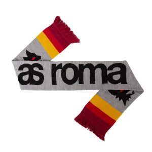 Szalik retro dla dorosłychi AS Roma. Szare szaliki COPA FOOTBALL, bez wzorów. Za 110,09 zł.