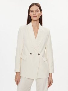 Maryley Marynarka 24EB127/43VA Écru Regular Fit. Marynarki i żakiety Maryley, s, bez wzorów, z syntetyku. Za 519,99 zł.