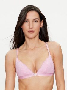 Hunkemöller Biustonosz braletka Lidia 205497 Różowy. Czerwone biustonosze Hunkemöller, bez wzorów, z syntetyku. Za 69,99 zł.