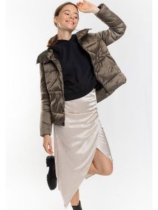 Northwood Kurtka zimowa "Daisy" w kolorze khaki rozmiar: L. Brązowe kurtki Northwood, na zimę, l, bez wzorów, z puchu, bez kaptura. Za 154,79 zł.